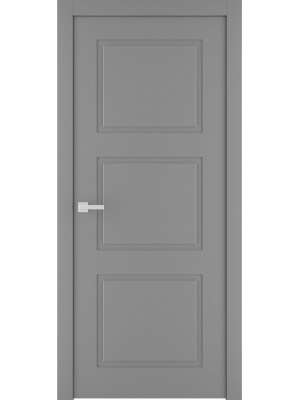 Дверь звукоизоляционная 42 dB, отделка ПВХ, фрезеровка классика